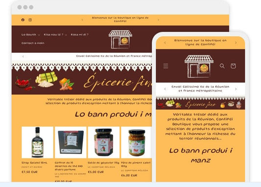 ConfiPéi Boutique continue avec un site boutique en ligne…