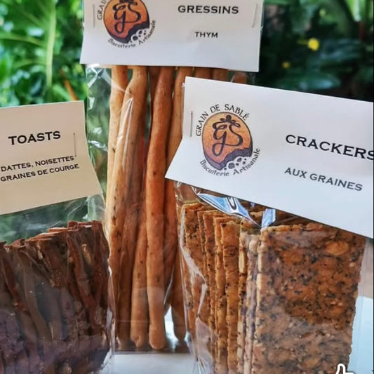 Biscuits artisanaux salés ou sucrés
