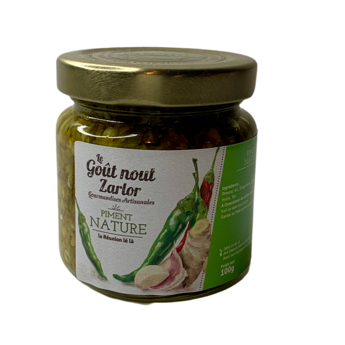 Pâte de piment vert 100g