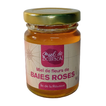 Miel de fleurs de Baies roses 125g ou 250g