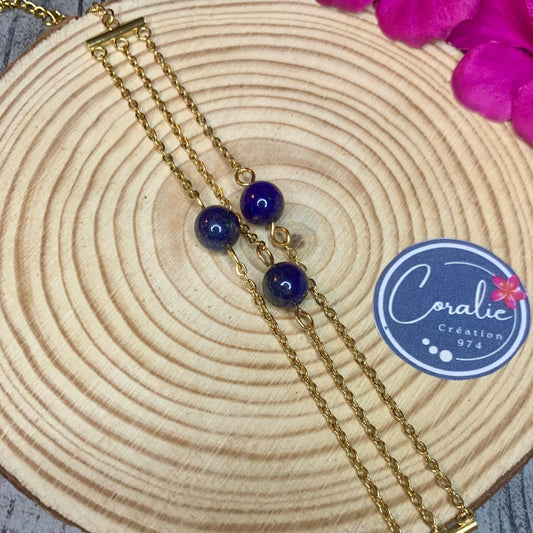 Bracelet Trio Lapis Lazuli