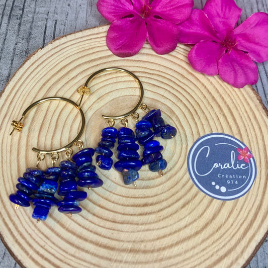 Boucles d’oreilles Lapis Lazuli