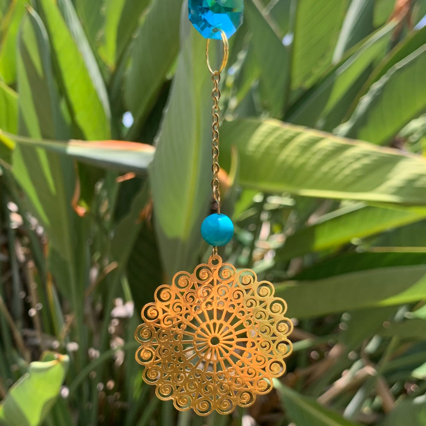 Attrape - soleil Mandala Turquoise