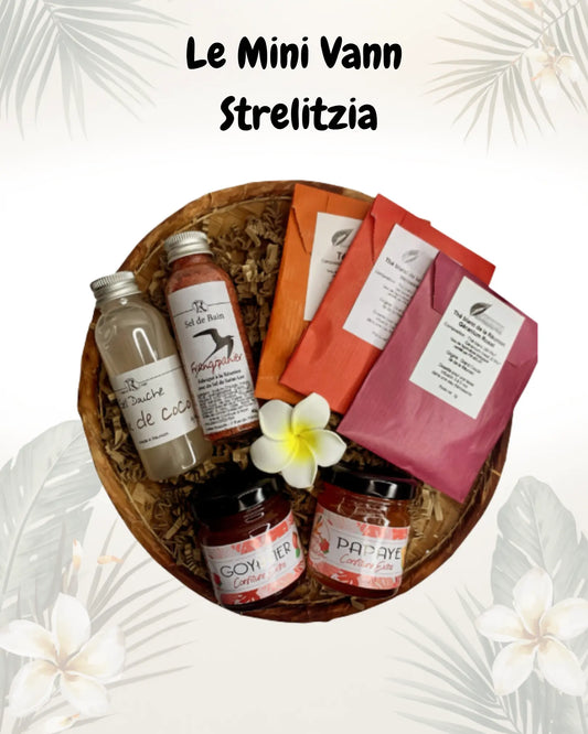 Coffret mixte 🌺 Mini Vann Strelitzia ConfiPéi Boutique
