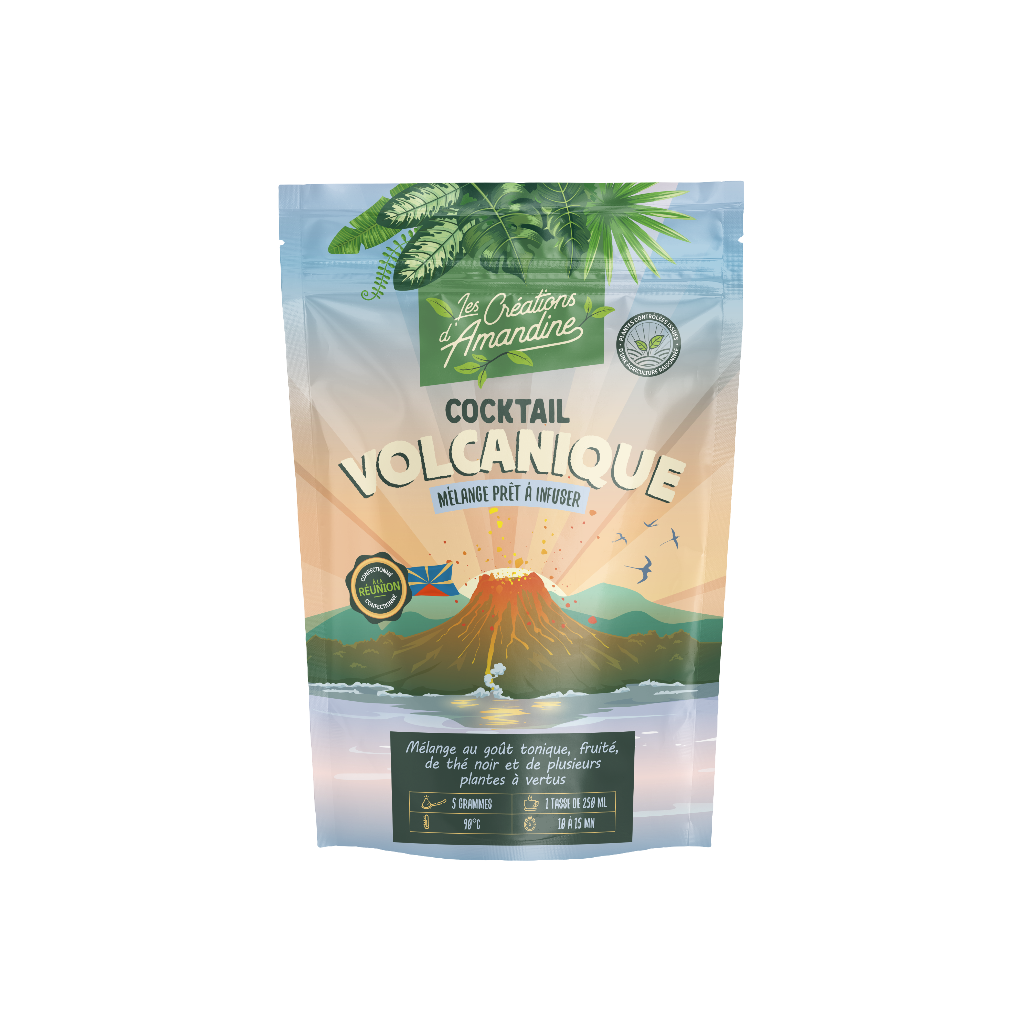 Préparation à infuser COCKTAIL VOLCANIQUE 90g